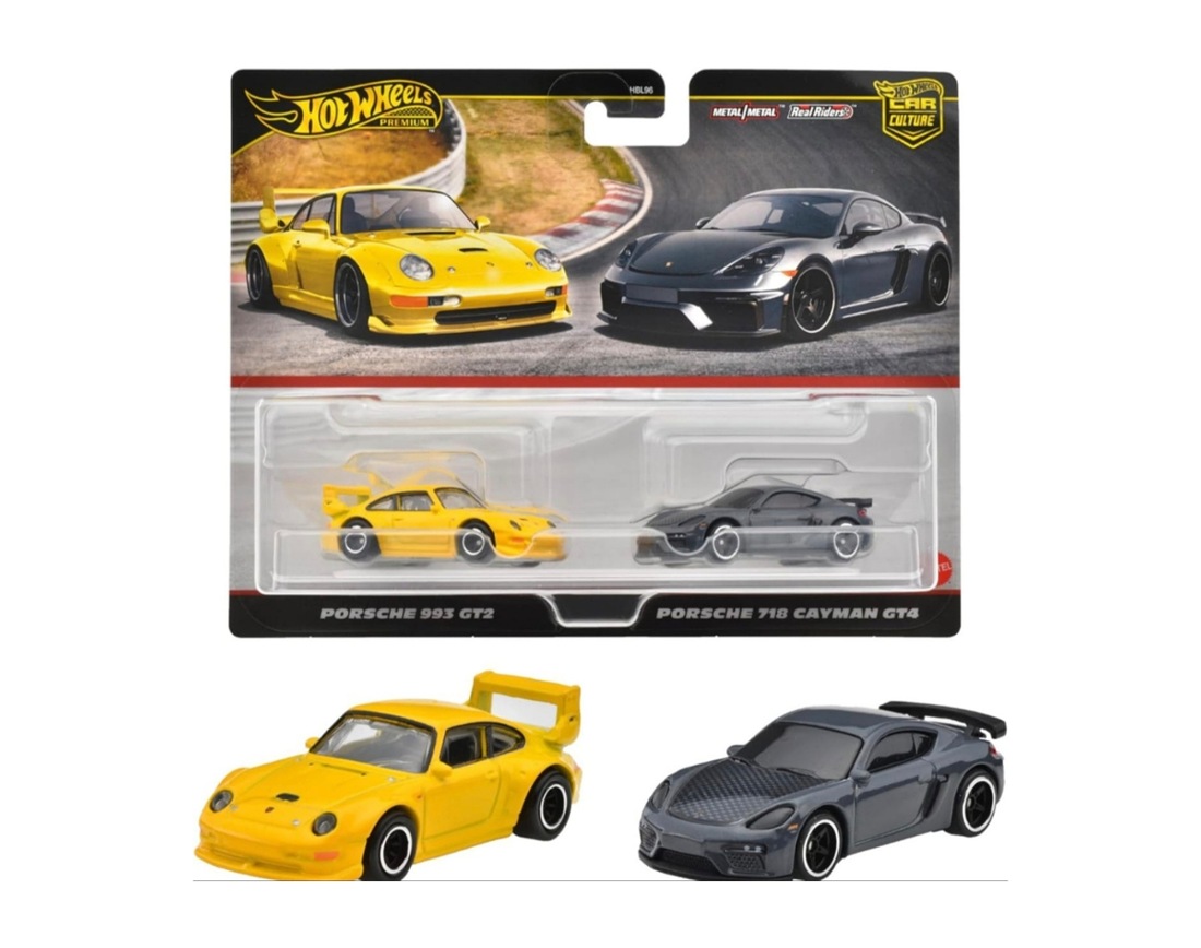 Porsche 993 GT2 & Porsche 718 Cayman GT4